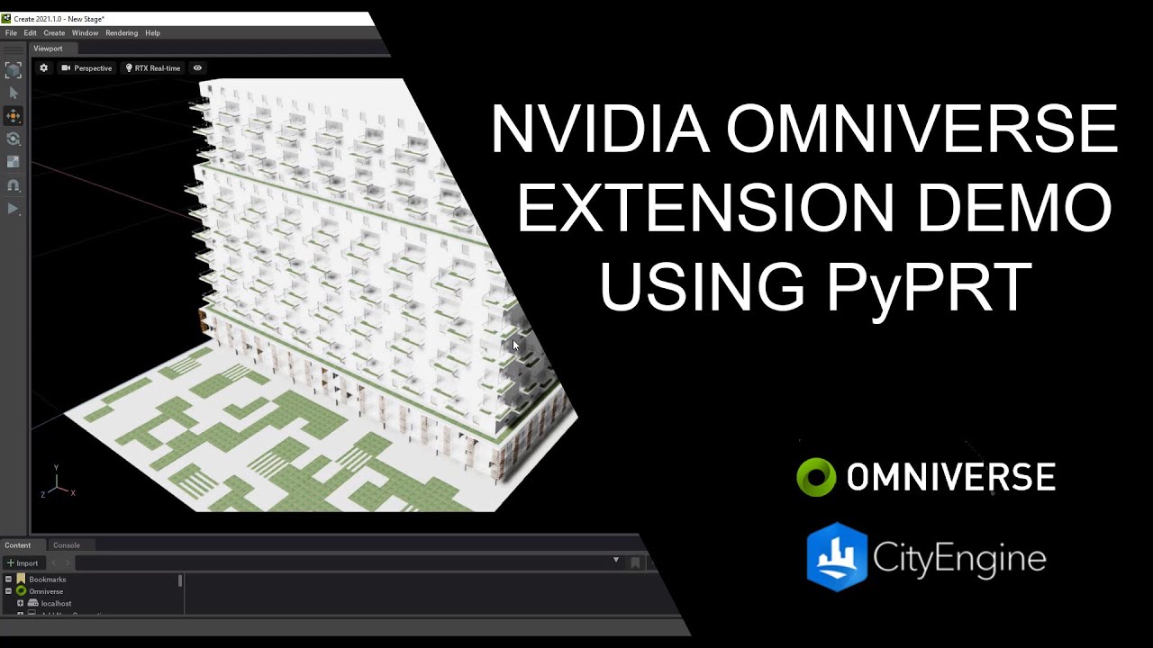 Omniverse Extension: Procedural Modeling Tool Using PyPRT